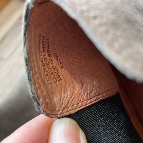 Madewell Gray Suede Nico Chelsea Boot - size 8 - Picture 7 of 10